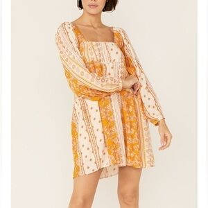 En Crème Boho Dress Size S